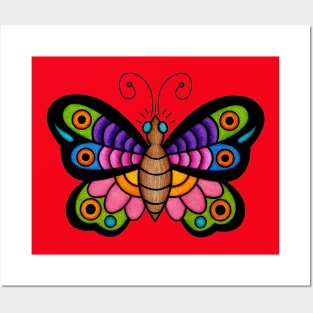 Butterfly tattoo Posters and Art